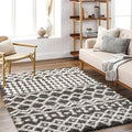 Livabliss Hapsburg Moroccan Shag Area Rug,7'10" x 10'3",Dark Brown