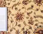 Unique Loom Voyage Collection Traditional Oriental Classic Area Rug (10' 0 x 14' 0 Rectangular, Ivory/Gold)