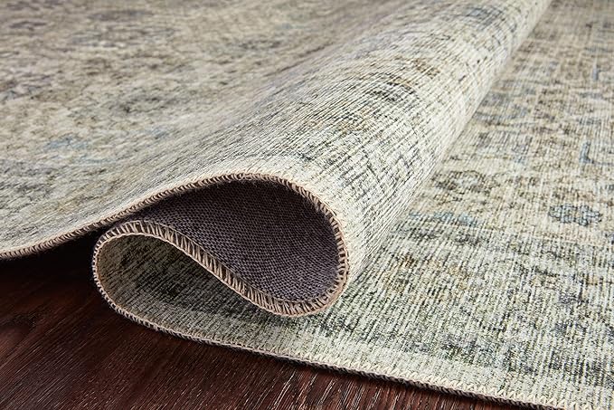 Loloi II Skye Collection SKY-14 Natural/Sage 7'-6" x 9'-6" Area Rug