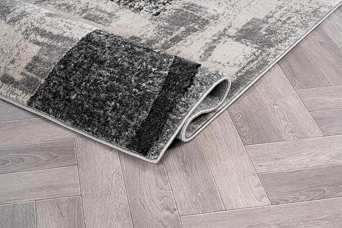 Rugshop Contemporary Circle Design Runner Rug, Fade-Resistant Carpet for Hallway, Kitchen, or Entryway, Cream, 2' x 10'