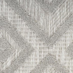 Nourison Home Versatile Silver Grey 6' x 9' Area Rug - Easy Clean, Non Shedding, Bed Room, Living Room, Dining Room, Kitchen (6' x 9')