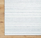 Mark&Day Wool Rugs, 5x8 Precious Solid and Border Cream/Black Area Rug, Cream Black Carpet for Living Room, Bedroom or Kitchen (5' x 7'6")