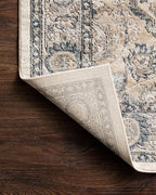 Loloi Teagan Collection TEA-01 Natural/Lt. Grey 2'-8" x 4' Accent Rug, Large, Soft Neutral Rug, High-Traffic for Living Room, Bedroom, Home Office, Dining Area