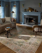 Loloi Rifle Paper Co. Canopy Collection CNP-05 Ivory 7'-6" x 9'-6" Area Rug