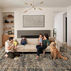 Area Rug Non Slip Machine Washable Ultra Soft Living Room/Bedroom/Kitchen/Outdoor/Classroom Camel, 8'×10'