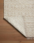 Loloi Angela Rose Rivers Collection RIV-03 Sand/Ivory 9'-3" x 13' Reversible Area Rug