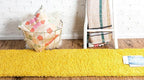 Unique Loom Solid Shag Collection Area Rug (2' 6" x 19' 8" Runner, Tuscan Sun Yellow)