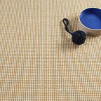 Dash & Albert Hartley Natural Machine Washable Rug, 4 X 6 Feet, Natural Plaid Pattern