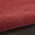 Nourison Home Nourison Essentials Brick Red 5' x Square Area Rug - Easy Clean, Non Shedding, Bed Room, Living Room, Dining Room, Kitchen (5' x Square)