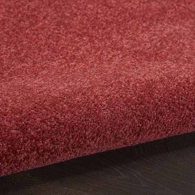Nourison Home Nourison Essentials Brick Red 8' x 10' Area Rug - Easy Clean, Non Shedding, Bed Room, Living Room, Dining Room, Kitchen (8' x 10')