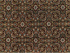 Blue Denser Weave All Over Fish Pattern Heritta Design Soft Vibrant Wool Hand Knotted Rug(7'10"x10')