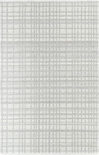 Mark&Day Wool Rugs, 9x12 Ishaq Solid and Border Light Grey Area Rug, Grey Ivory Carpet for Living Room, Bedroom or Kitchen (8'10" x 12')