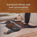 Brindle Brazilian Cowhide: XL