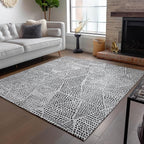 Addison Rugs Chantille ACN591 Pewter 9' x 12' Indoor Outdoor Area Rug, Easy Clean, Machine Washable, Non Shedding, Bedroom, Living Room, Dining Room, Kitchen, Patio Rug
