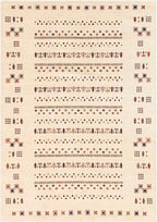 Keen Home Design 6x9 Rug - Machine Washable Area Rug with Non-Slip Backing, Ideal for Living Room, Dining Room, Bedroom - Vintage, Easy Clean, Durable, Low Pile - (6' x 9')