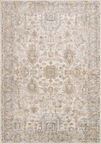 Loloi Teagan Collection TEA-03 Ivory/Sand 2'-8" x 4' Accent Rug, Large, Soft Neutral Rug, High-Traffic for Living Room, Bedroom, Home Office, Dining Area