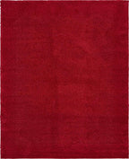Unique Loom Solo Collection Area Rug - Calabasas (10' x 13' Rectangle, Red)