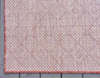 Unique Loom Outdoor Trellis Collection Area Rug - Tribal Trellis (4' 1" x 6' 1" Rectangle, Rust Red/ Ivory)