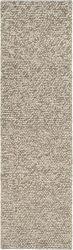 SAFAVIEH Natura Collection Runner Rug - 2'3" x 20', Beige, Handmade Wool Blend, Textured Design, Ideal for Hallway, Bedroom, Foyer (NAT620B)