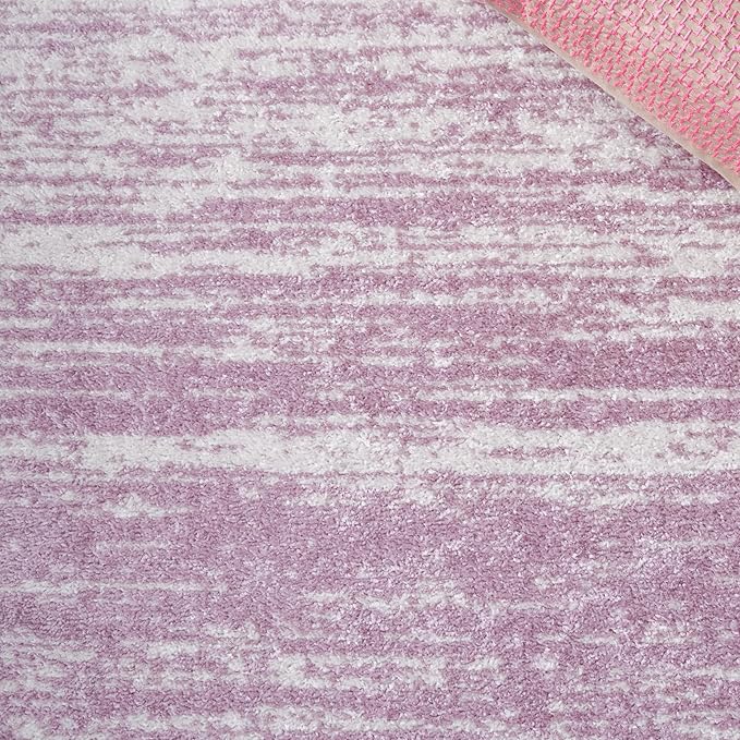SAFAVIEH Adirondack Collection Area Rug - 10' Square, Cream & Purple, Modern Ombre Design, Non Shedding & Easy to Clean, Ideal for Living Room, Bedroom, Office, Dining Space (ADR113L)