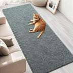 HQAYW 2x6 Soft Runner Rug for Hallways, Thickened Memory Foam Small Throw Bedside Rugs for Bedroom Living Room, Low Pile Washable Non Slip Carpet for Teens Kids Nursery Dorm Decor, Grey Green