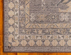 Unique Loom Taftan Collection Border Geometric Tribal Inspired Design Area Rug (2' 2 x 3' 0 Rectangular, Brown/ Tan)