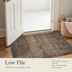 Area Rug Non Slip Machine Washable Ultra Soft Living Room/Bedroom/Kitchen/Outdoor/Classroom Vintage Brown, 8'×10'