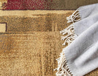 Unique Loom Barista Collection Area Rug - Timor (4' 1" x 6' 1" Rectangle, Multi/ Red)