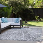 Addison Rugs Chantille ACN591 Pewter 9' x 12' Indoor Outdoor Area Rug, Easy Clean, Machine Washable, Non Shedding, Bedroom, Living Room, Dining Room, Kitchen, Patio Rug