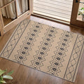 Tangsoo Easy Jute 2x3 Outdoor Rug,Non Slip Small Machine Washable Rug for Entryway,Ultra Thin Mat Boho Non Shedding Indoor Capet for Kitchen Bedroom Front Door Entrance