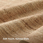 Bedsure 5x7 Printed Jute Rug for Living Room, Machine Washable Rugs, Jute-Look Rug, Non-Slip Backing, Non-Shedding
