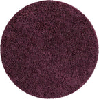 Unique Loom Solid Shag Collection Area Rug (7' 1" Round, Eggplant Purple)