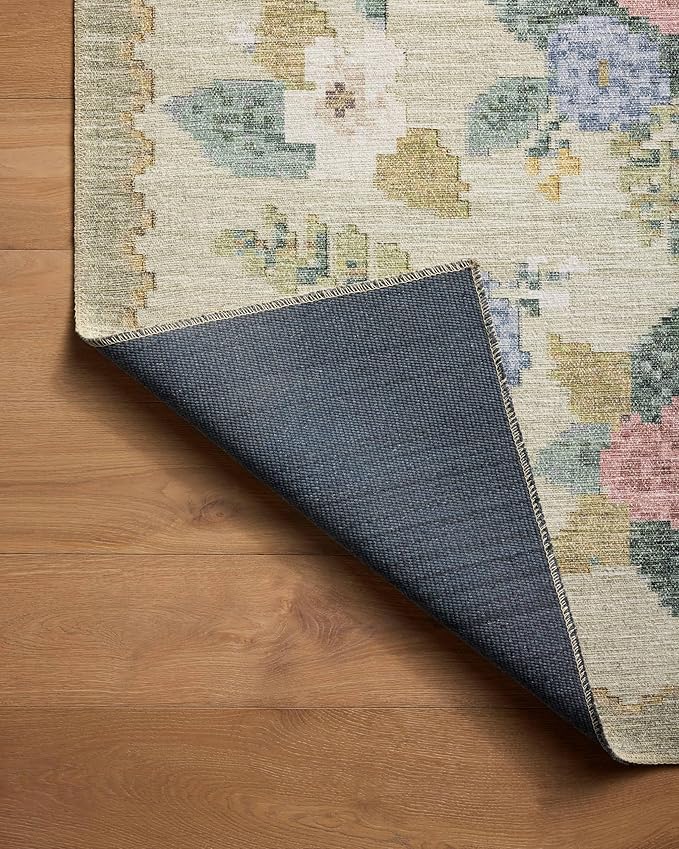 Loloi Rifle Paper Co. Rosa Collection RSA-02 Cream/Multi 2'-6" x 7'-6" Runner Rug