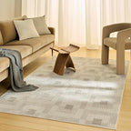 Nourison Home Nordic Ivory Beige 5' x 7' Area Rug - Easy Clean, Non Shedding, Bed Room, Living Room, Dining Room, Kitchen (5' x 7')