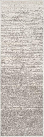 SAFAVIEH Adirondack Collection Runner Rug - 2'6" x 8', Light Grey & Grey, Modern Ombre Design, Non Shedding & Easy to Clean, Ideal for Hallway, Foyer, Kitchen, Entryway, Bedroom (ADR113C)