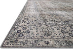 Loloi Layla Collection LAY-06 Taupe/Stone 7'-6" x 9'-6" .13" Thick Area Rug, Soft, Durable, Vintage Inspired, Distressed, Low Pile, Non-Shedding, Easy Clean, Printed, Living Room Rug