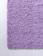 Unique Loom Solid Shag Collection Area Rug (7' 1" x 10' Rectangle, Lilac)