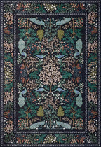 Loloi Rifle Paper Co. Canopy Collection CNP-05 Charcoal 7'-6" x 9'-6" Area Rug