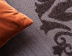 Unique Loom Outdoor Modern Collection Area Rug - Chicago (7' 1" x 10' Rectangle, Brown/ Orange)