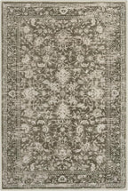KILOCOCO Moroccan Small Area Rug 2x3 Entryway Rugs Printed Vintage Floral Washable Rug Non-Slip Kitchen Rug Indoor Door Mat, Accent Throw Small Rugs for Laundry Room Bedroom Entrance, Taupe/Green