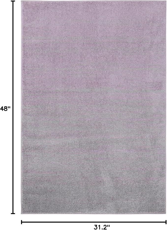 SAFAVIEH Adirondack Collection Accent Rug - 2'6" x 4', Purple & Green, Modern Ombre Design, Non Shedding & Easy to Clean, Ideal for Front Door, Kitchen, Entryway, Accent Space (ADR113V)