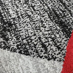Persian-Rugs Luxe Weavers Victoria Collection 3895 Gray 7 ft x 10 ft Modern Abstract Geometric Stain Resistant Area Rug