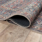 Bloom Rugs Washable Non-Slip 9' x 12' Rug - Multicolor Traditional Medallion Area Rug for Living Room, Bedroom, Dining Room, and Kitchen - Exact Size: 9' x 12'