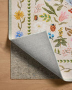 Loloi Rifle Paper Co. Canopy Collection CNP-04 Cream/Multi 2'-0" x 3'-0" Accent Rug