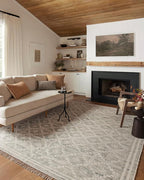 Loloi Angela Rose Rivers Collection RIV-02 Lagoon/Ivory 2'-6" x 7'-6" Reversible Runner Rug