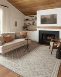 Loloi Angela Rose Rivers Collection RIV-02 Lagoon/Ivory 3'-6" x 5'-6" Reversible Accent Rug