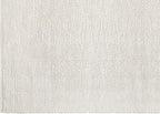 Handwoven Wool Cotton Blend Area Rug 8x10', Textured Popcorn Braided Ivory Rug, Soft Thick Farmhouse Contemporary Living Room Carpet, Neutral Modern Decorative Floor Rug