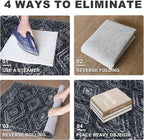 KILOCOCO Boho Kitchen Runner Rug 2x6 Washable Runner Rug, Soft Runners for Hallways Non Slip Printed Distressed Laundry Room Rug, Low-Pile Rug for Entryway/Bedroom/Living Room, Charcoal