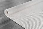 Beverly Rug Micro Loop Area Rug White 6x9 Modern Luxury Soft Trellis Geometric Durable Indoor Area Rugs for Living Dining Room Office Stain Resistant Non Shedding Casual Indoor Carpet White 6 x 9