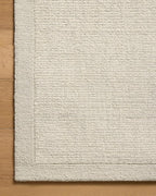 Loloi Magnolia Home by Joanna Gaines Henley Collection HNY-01 Ivory/Silver 3'-6" x 5'-6" Accent Rug